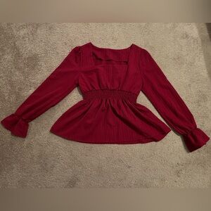 Cinched Waist Blouse